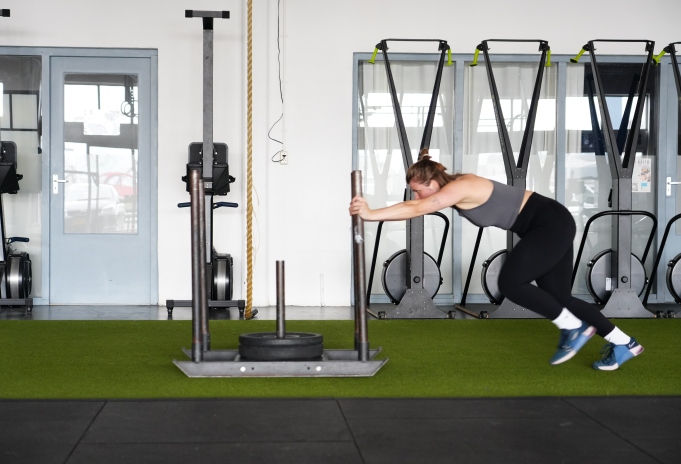 Strongman training in de Open Gym